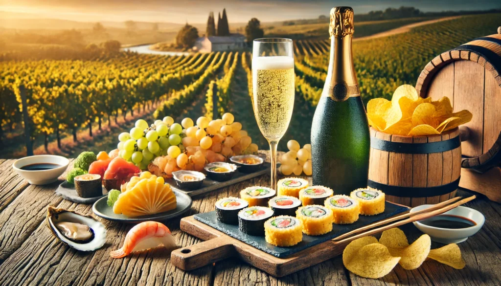 Wine and Food Pairing : Food Paring with Bubbly wines